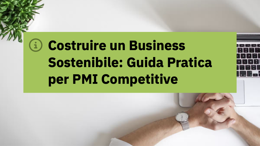 Copertina Costruire un Business Sostenibile