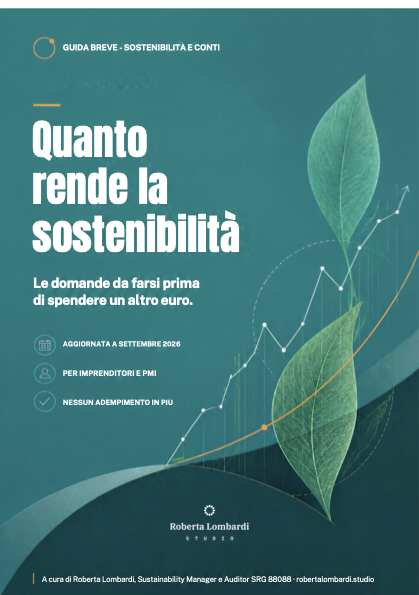 Copertina della guida Quanto rende la sostenibilità